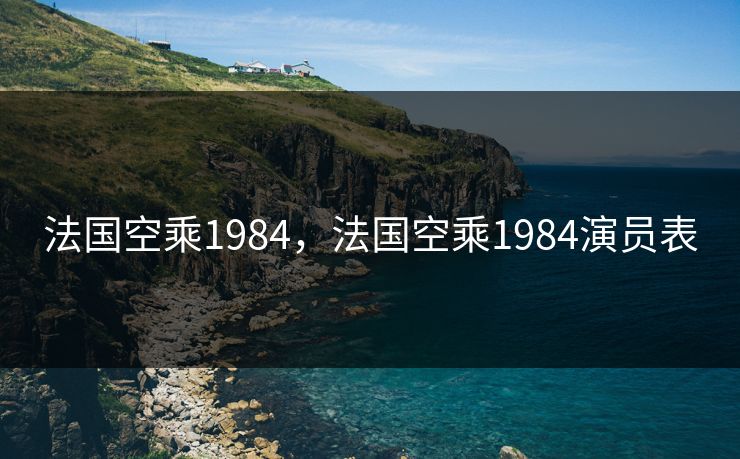 法国空乘1984，法国空乘1984演员表
